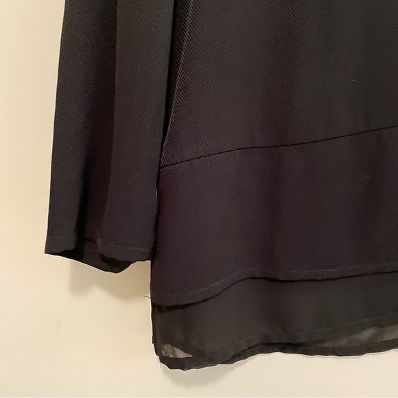 MASSIMO DUTTI BLACK TOP - Picture 6 of 7